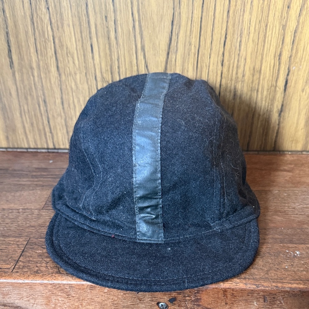 Ibex Dark Gray Wool Cycling Cap